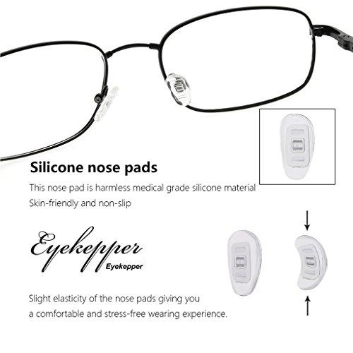 Eyekepper Eyekepper Bendable Titanium Memory Reading Glasses Men Women Half-Rim Readers (Gold,+2.00)