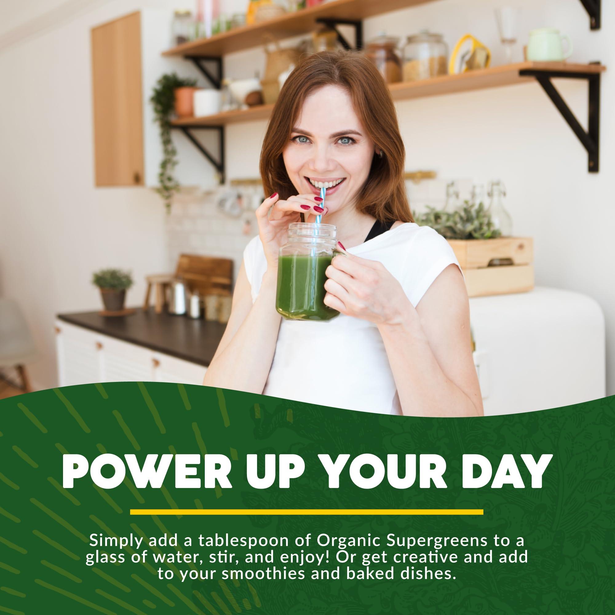 Paleovalley Paleovalley Organic Supergreens Powder - 23 Superfoods with Prebiotic Fiber for Energy and Immunity Support - No Cereal Grasses for Maximum Absorption - Tropical, 30 Servings