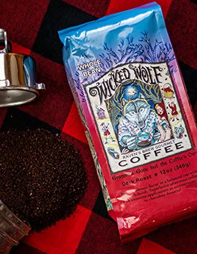 Raven's Brew Coffee Raven's Brew Coffee Full Bodied Coffee Dark Roast Ground - Wicked Wolf 2lb