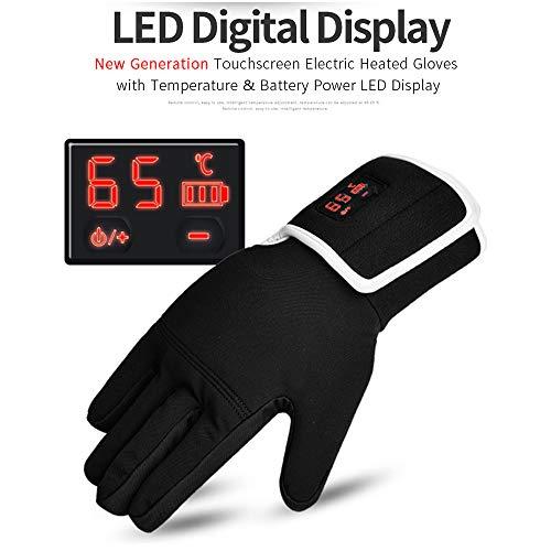 Trusa Slim Touchscreen Heated Gloves, Heated Motorcycle Gloves, Chargable Hand Warmer, Heated Gloves for Women&Men, Arthritis Gloves Women&Men, Electric Heated Gloves, Climb Hiking Skiing Hunting Handwarmer