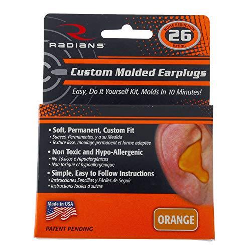 Radians Radians CEP001-O CEP001-0 Custom Molded Earplugs, Orange