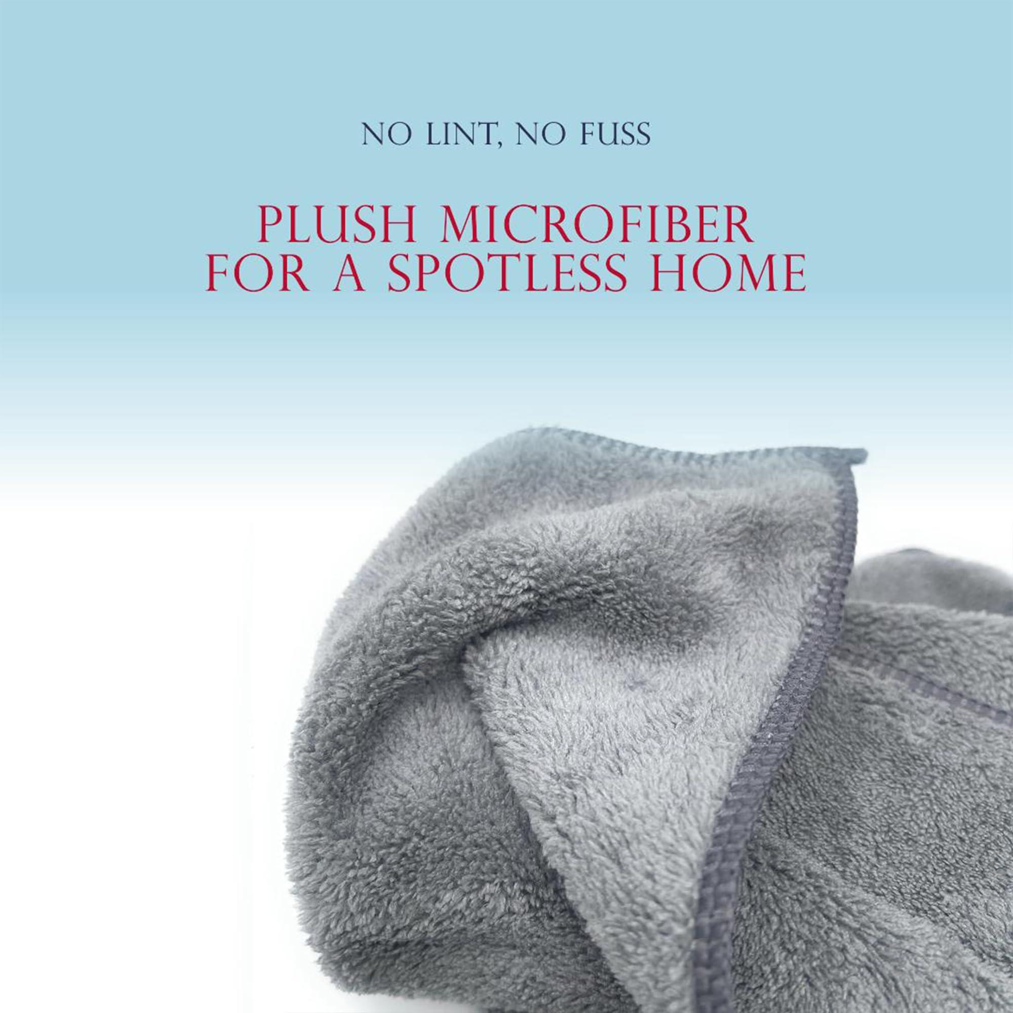 Blue Horizon Blue Horizon Microfiber Cleaning Towels High Plush All Purpose Cleaning Rags 12-Pack 16x16 for Professional Polishing Waxing Removal as Car Auto Detailing Washcloths