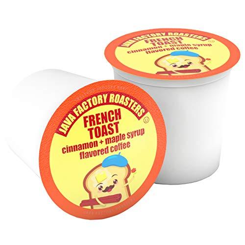 Java Factory Java Factory Coffee Pods Cinnamon and Maple Flavored Coffee for Keurig K Cup Brewers, French Toast, 40 Count