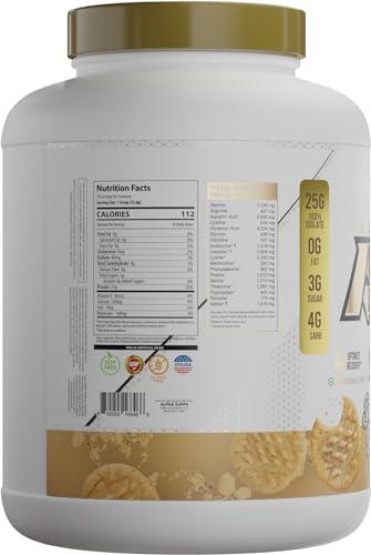 Alpha Supps Alpha Supps ISO, Low Carb 100% Whey Protein Isolate Powder, 25 Grams Per Serving, Helps Support Muscle Growth, Low Sugar and Gluten Free (Snicker Doodle, 5 lb)