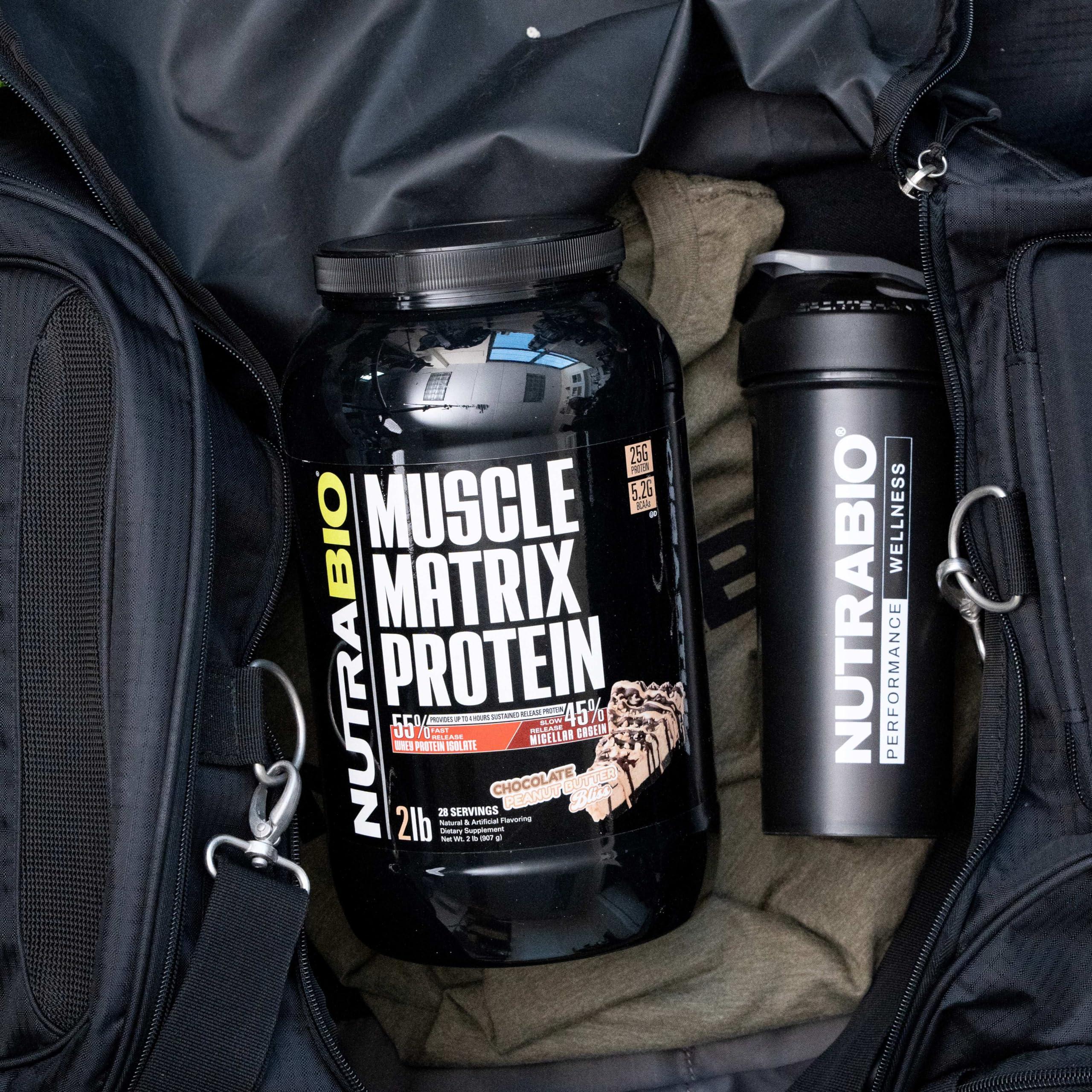 NutraBio NutraBio Muscle Matrix Protein (Chocolate Peanut Butter, 2 lb (Pack of 1))