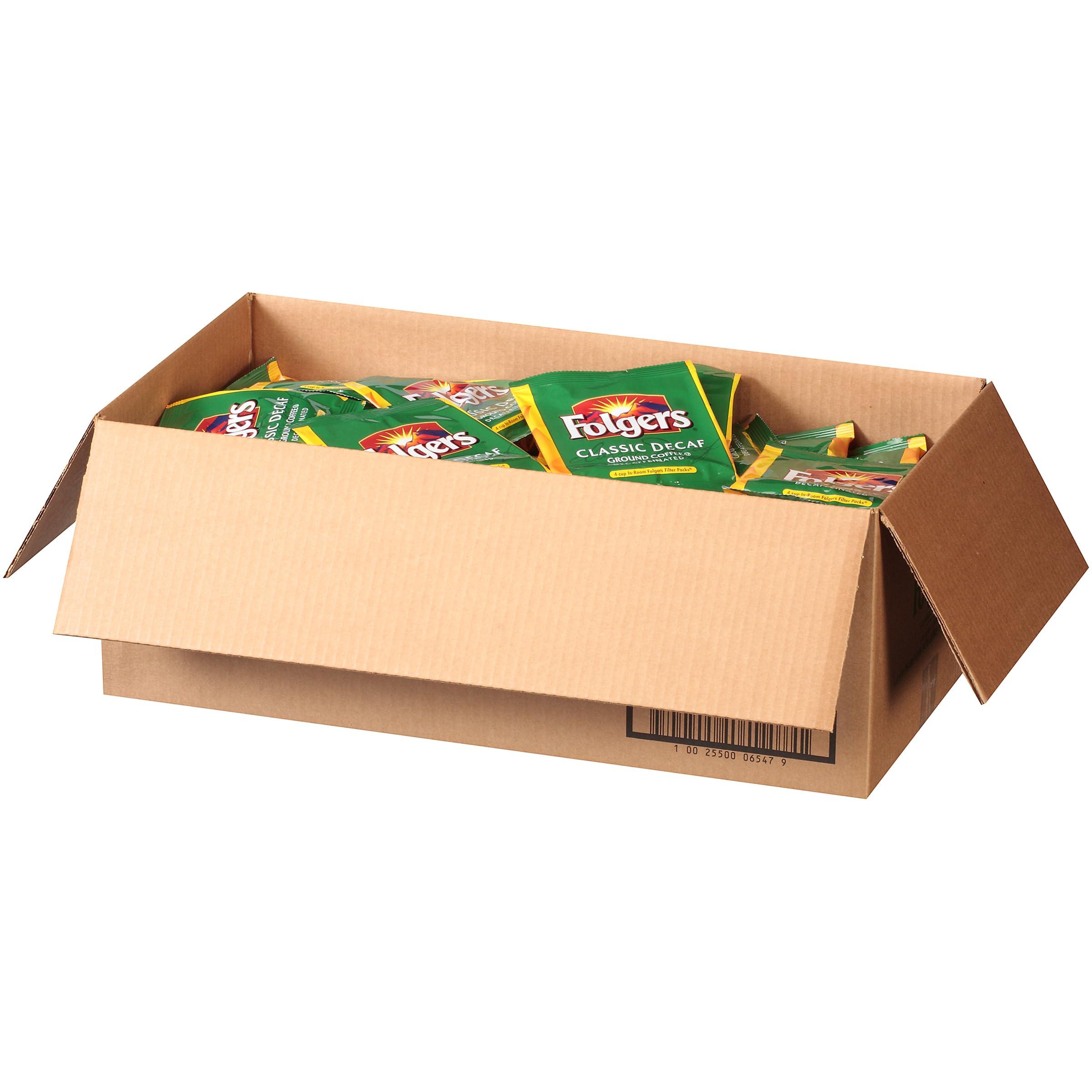 Folgers Folgers - Coffee Filter Packs, Decaffeinated, In-Room Lodging, .9Oz, 200/Carton