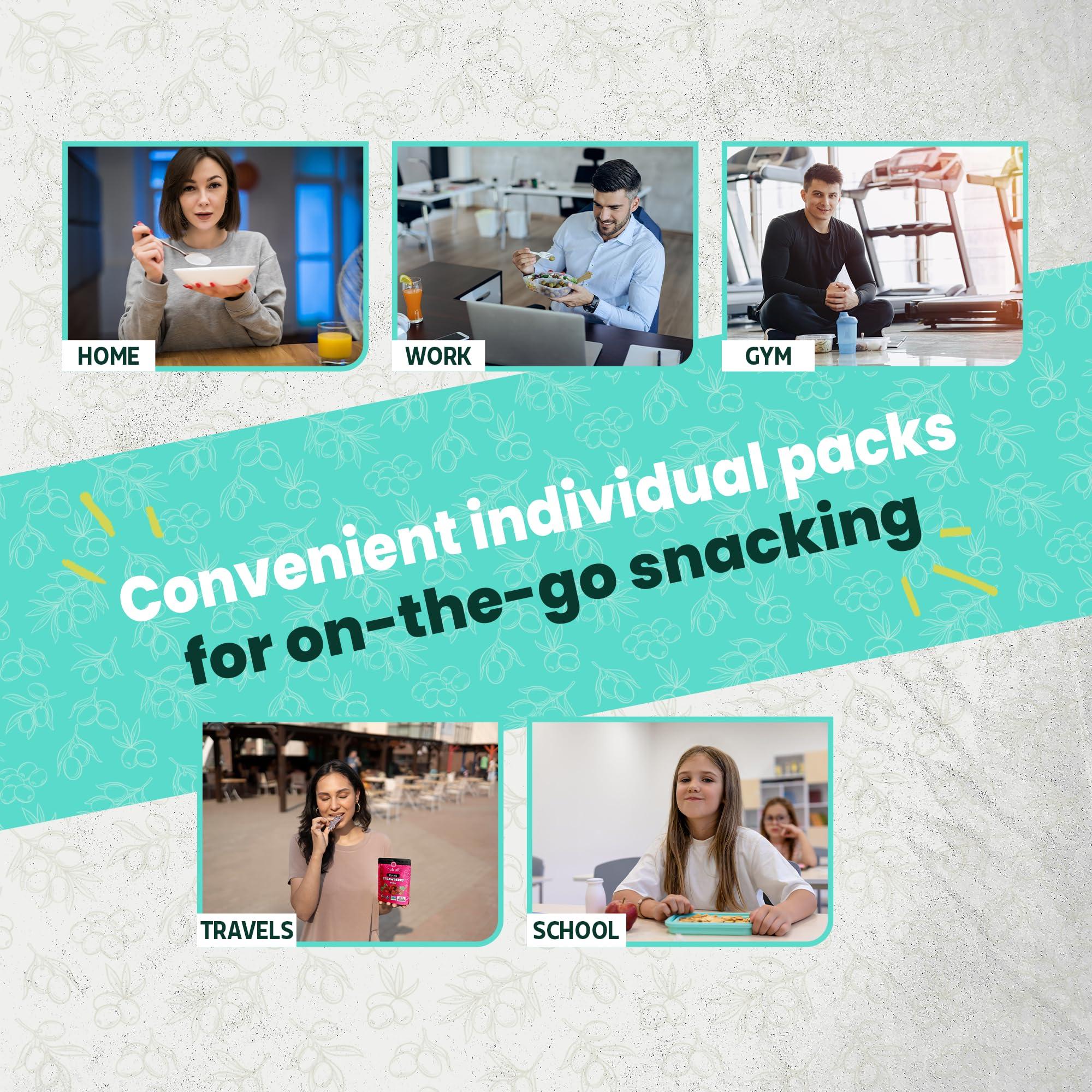 nutruit Nutruit Gourmet Healthy Snacks - 32 Pack MEGA Variety Box - Vegan, Gluten Free, Non-GMO Bulk Snacks - Kosher, High Protein, High Fiber, Plant-Based Healthy Snack - 1.2oz Packs