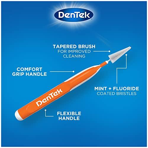 DenTek DenTek Easy Brush Advanced Clean Interdental Cleaners, Standard, 16 Count, 6 Pack