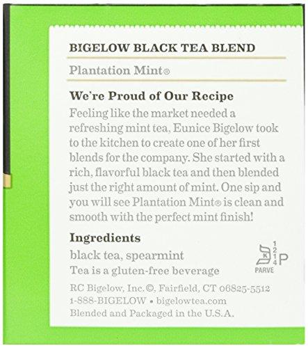 Bigelow Tea Bigelow Perfectly Mint Black Tea, Caffeinated, 20 Total Tea Bags