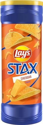 Lay's Stax Lay's Stax Cheddar Flavored Potato Crisps, 5.5 Oz