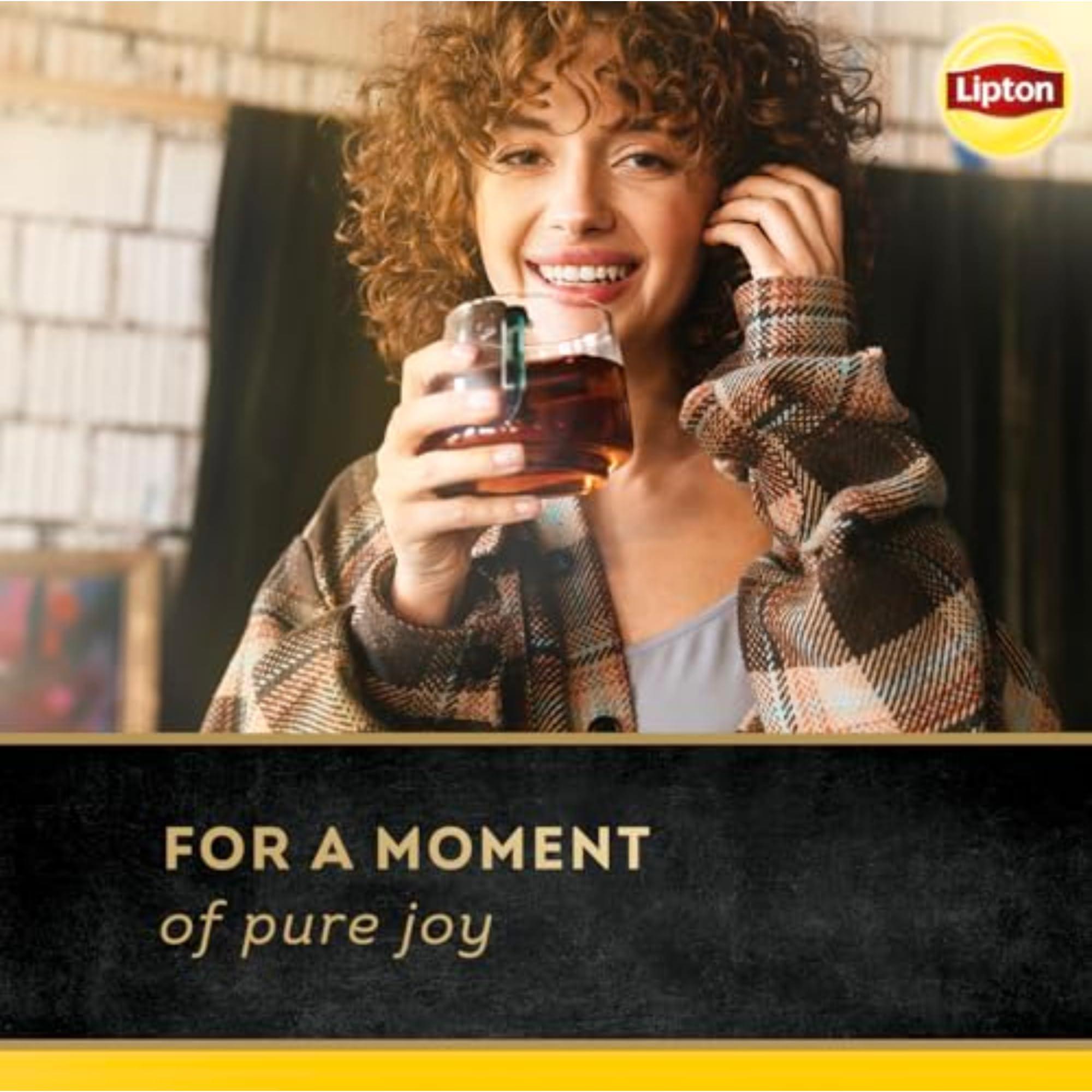Lipton Lipton Black Tea Vanilla Caramel, Pyramid Tea Bags, Flavored Teabags, 80 Total Bags (20ct - Pack of 4)