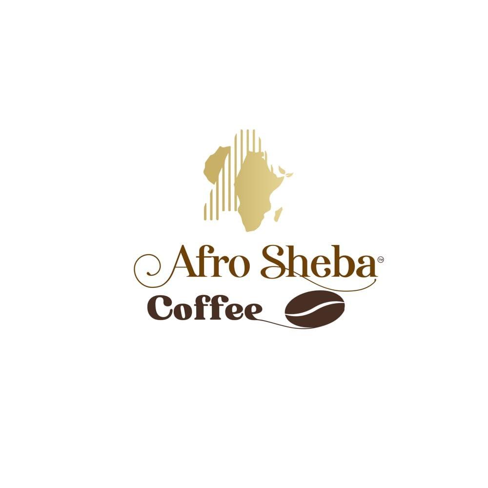 Afro Sheba Coffee Afro Sheba Coffee - Whole Bean Medium Roast Coffee - Full Body - Ethiopian Single Origin - Ground - Low Acid - Washed & Natural - 1 lb (16 oz) (Yirgacheffe)