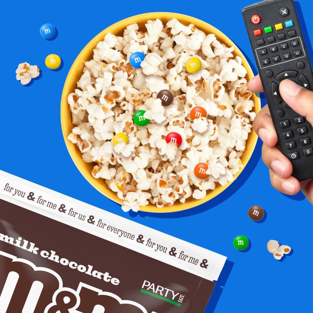 M&M'S M&M\'S Milk Chocolate Candy, Party Size, 38 oz Bag