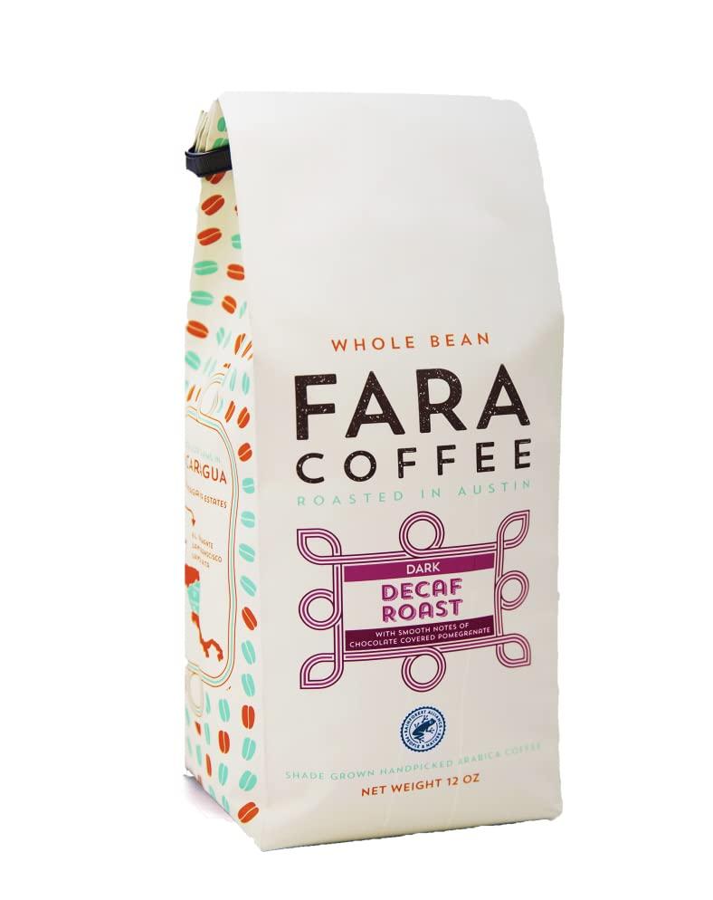 Fara Coffee Decaf Roast Whole Bean (Medium/Dark) (5 Lb)