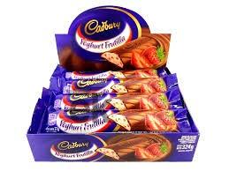 Arcor CHOCOLATE BAR YOGHURT FRUTILLA STRAWBERRY, 27G (BOX OF 12)