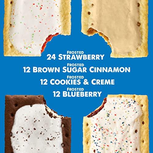 Pop-Tarts Pop-Tarts Toaster Pastries, Breakfast Foods, Kids Snacks, Variety Pack (5 Boxes, 60 Pop-Tarts)