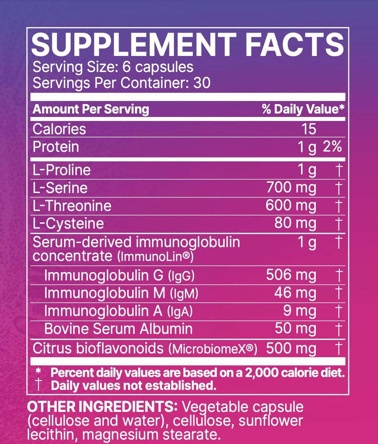 Microbiome Labs Microbiome Labs MegaSporeBiotic (60 Capsules) + MegaMucosa (5.5oz Powder) Probiotic and Gut Mucosal Support Bundle - Spore-Based Probiotic with Immunoglobulins, Amino Acids Powder Supplement