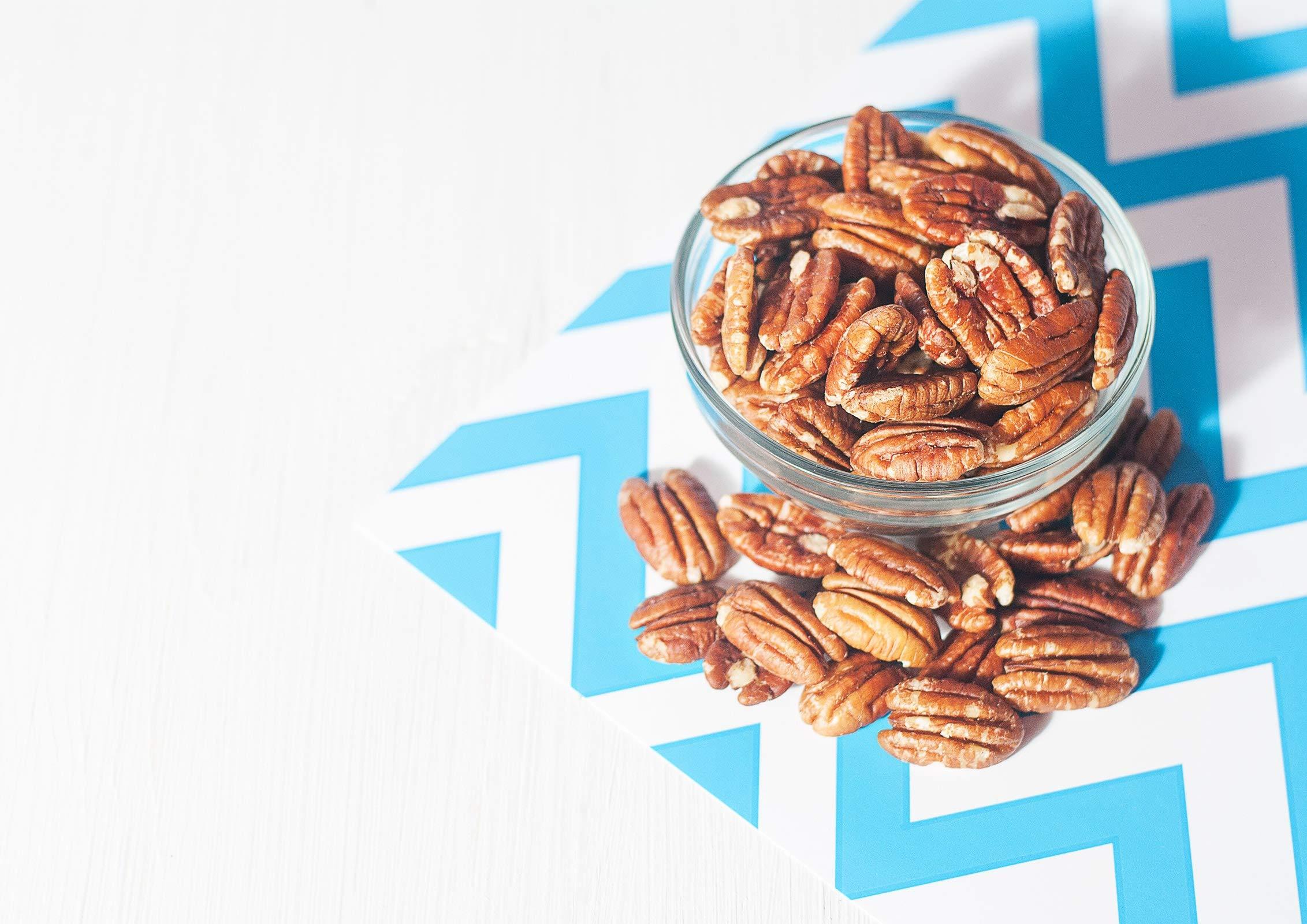 Food to Live Food to Live Organic Pecan Halves, 14 Pounds  Non-GMO, Kosher, Raw Pecan Nuts, Unsalted, Vegan, Kosher, Shelled, Sirtfood, Bulk. Good source of Calcium, and Zinc. Great for Pecan Pie, Salads, Mixes