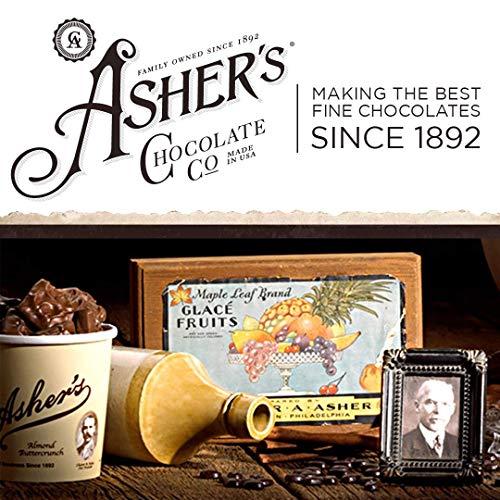Asher's Chocolates Asher's Chocolates, Chocolate Covered Pretzels Assortment, Gourmet Sweet and Salty Candy, Small Batches of Kosher Chocolate, Family Owned Since 1892 (14.5 oz, Milk, Dark, and White Chocolate)
