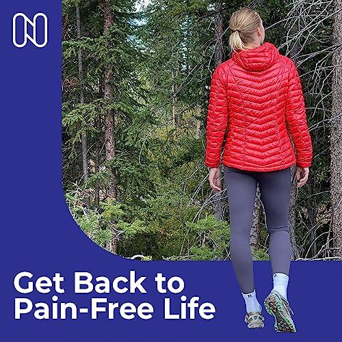 NanoSocks NanoSocks Compression Socks for Women & Men (1 Pair) - BEST Ankle Brace Support Sleeve for Neuropathy, Plantar Fasciitis, Diabetic Foot Nerve Pain Relief - Toeless (Small, White)