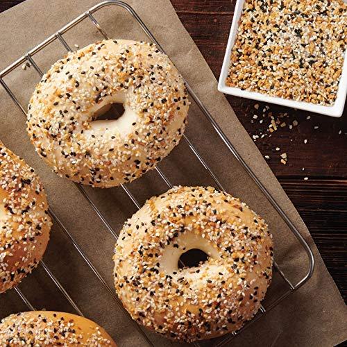 Spices Village SPICES VILLAGE Everything Bagel Seasoning [ 8 oz ] Blend of Sea Salt, Minced Garlic, Onion Flakes, Sesame Seeds, Poppy - Kosher Certified, Gluten Free, Vegan, Keto Bagels, Resealable Bulk Bag