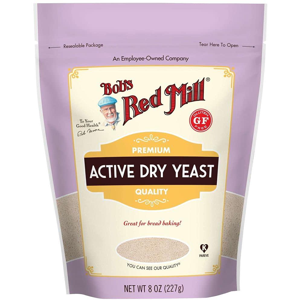 Bob's Red Mill Bobs Red Mill Active Dry Yeast, 8 Ounce -- 5 per case