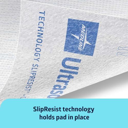 Medline Medline Ultrasorbs Drypads with SlipResist Technology, 30\" x 36\", 5 Count, Super Absorbent Disposable Bed Pads, Incontinence Bed Pads, Adult Bed Pads, 10x More Absorbent, Chucks For Adults, Elderly