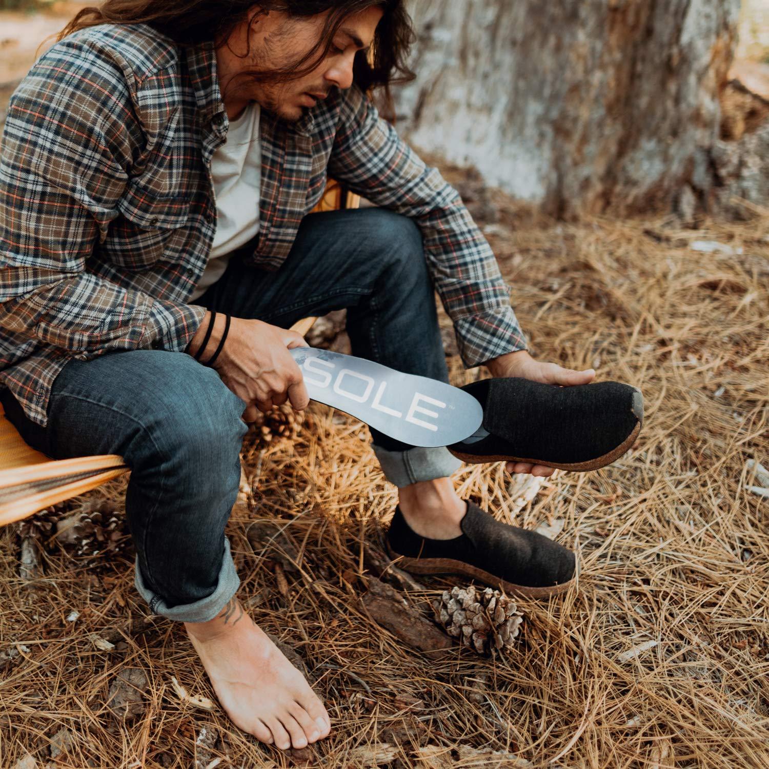 SOLE SOLE Performance Thin Plantar Fasciitis Insoles, Men & Women - Arch Support Inserts for Foot Health and Heel Pain Relief, Orthotic Shoe Inserts Men & Women