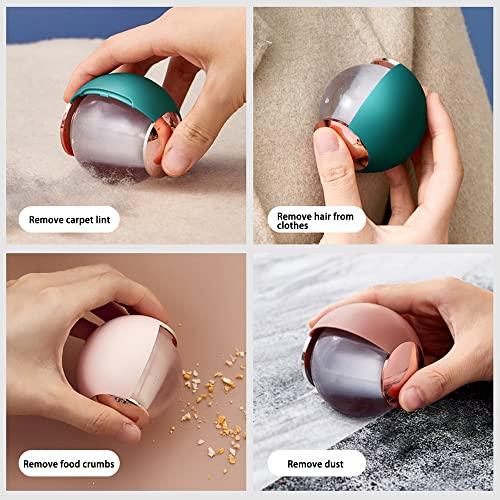 Tecogue Washable Reusable Gel Lint Roller for Pet Hair, Tecogue Portable Dog Cat Pet Hair Remover for Clothes, Laundries, Sticky Cleaner, Dust Fuzz Fur for Travel Household (Pink)