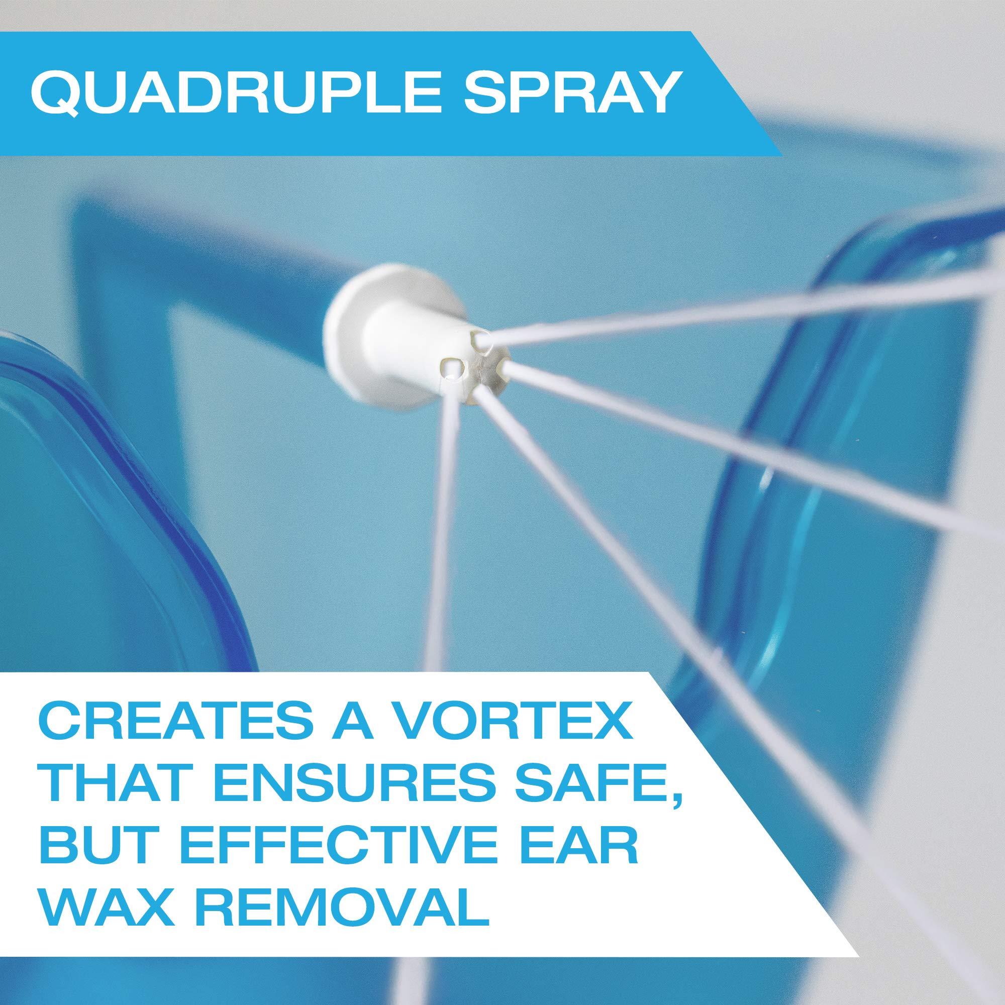 Tilcare Electric Ear Wax Removal Kit by Tilcare - Rechargeable Ear Cleaning Machine for Ear Irrigation - Complete Ear Flush Kit for Adults & Kids - Ear Lavage System with Otoscope, Microfibre Towel & 30 Tips