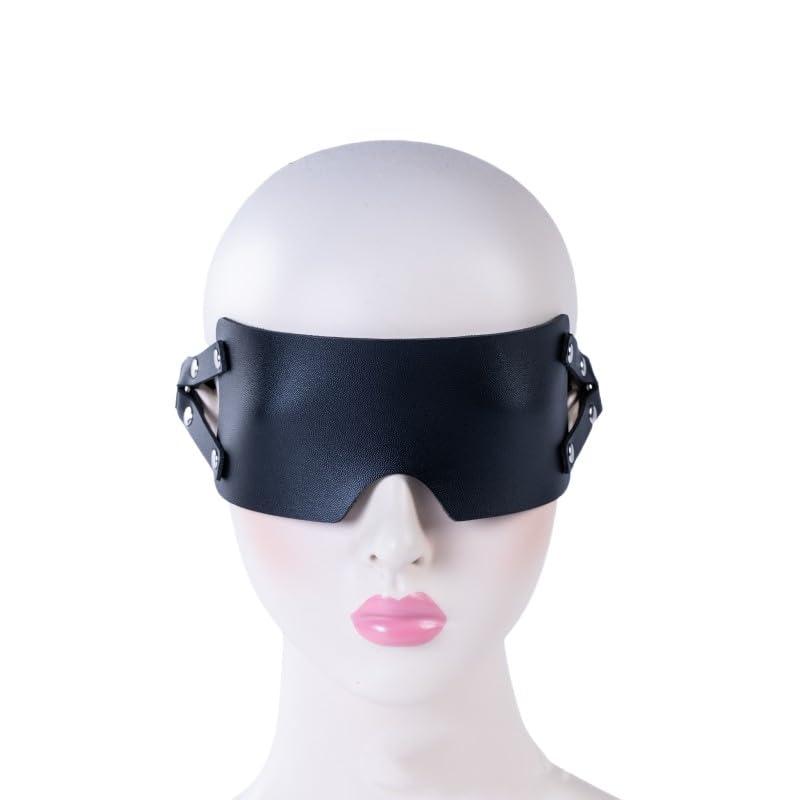 MFMYEE MFMYEE Sexy Sleep Eye Mask-Luxury Sleeping Light Blocking Leather Eye Mask, Blindfold Masquerade Mask for Women,for Adult Games,Cosplay
