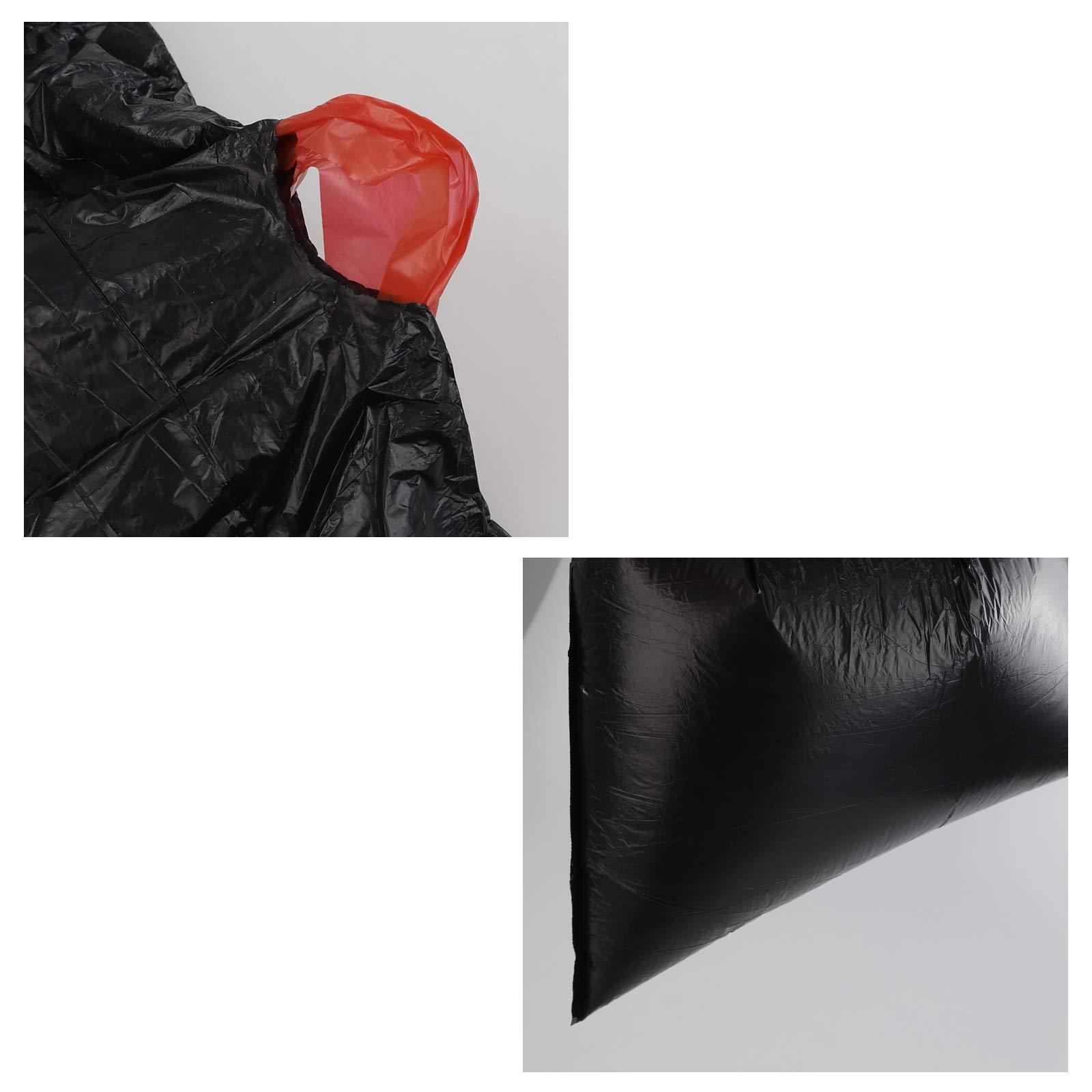 Xowine Xowine 6 Gallon Drawstring Trash Bags, 105 Counts Black Garbage Bags with Drawstring