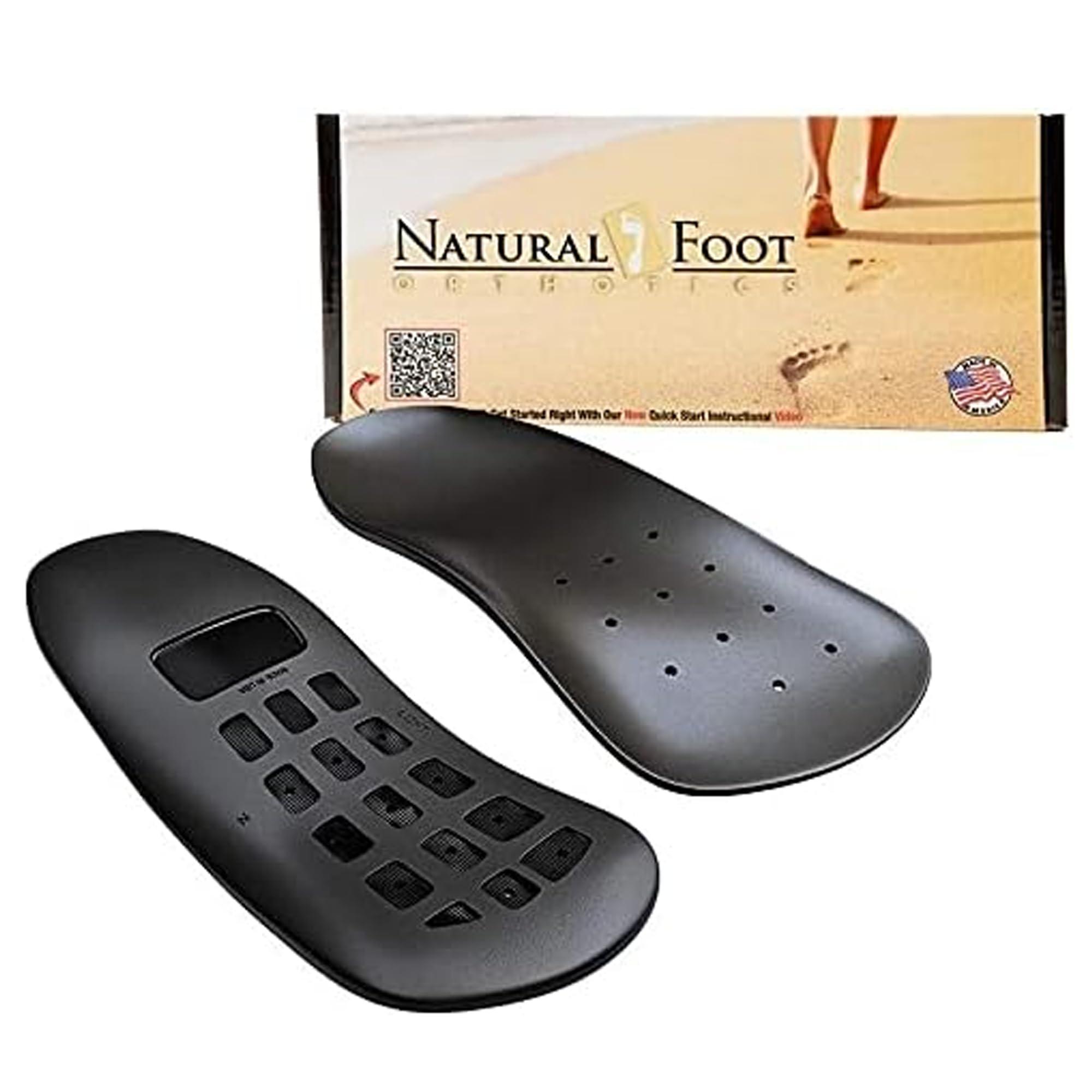 NATURAL FOOT ORTHOTICS Natural Foot Orthotics. Podiatrist Designed for Low to Flat Feet. Recommended for Plantar Fasciitis, Heel Spurs, Bunions, Neuromas, & Hammertoes. USA Made. Slim Stabilizer Arch Support Shoe Insoles