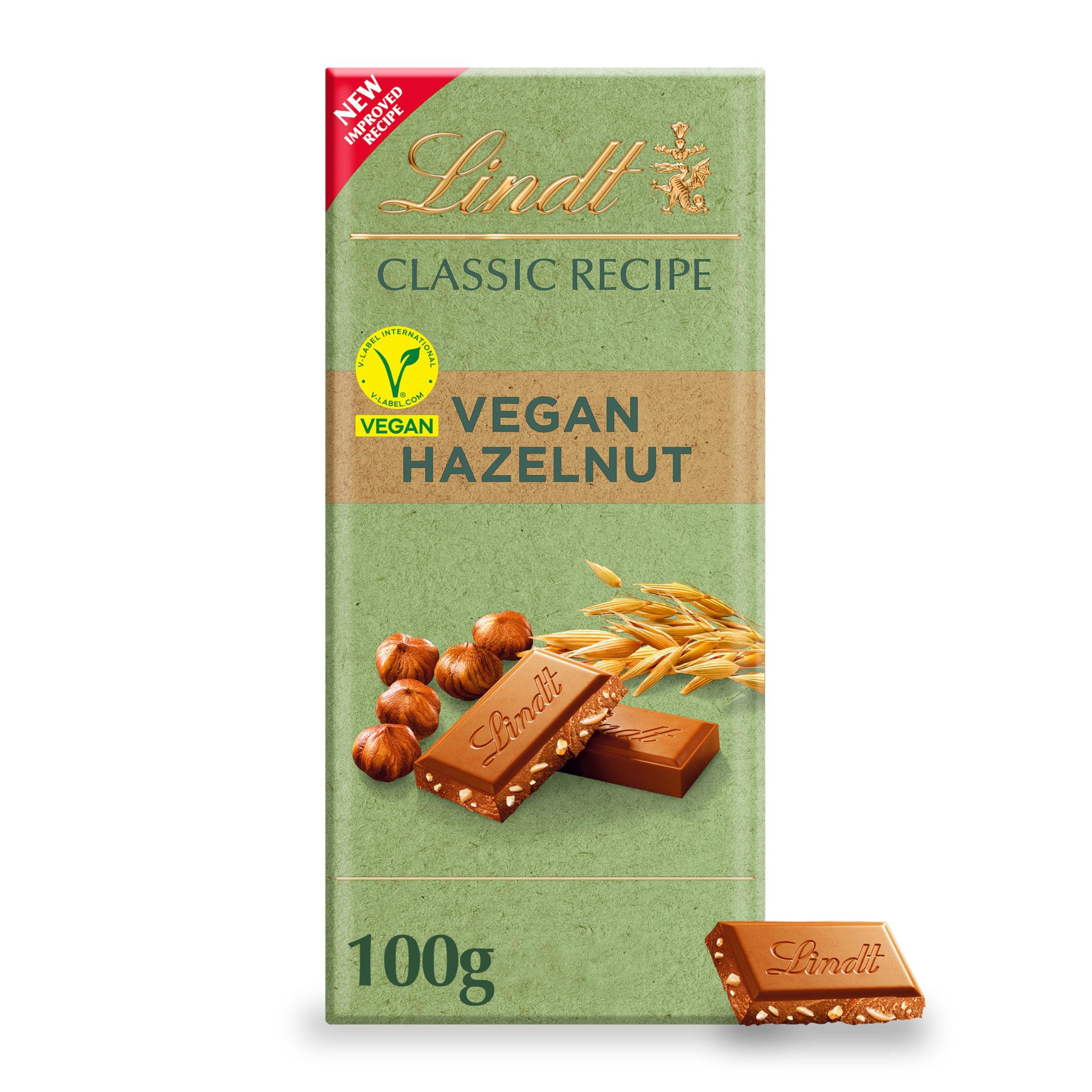 Lindt Lindt Vegan Chocolate Bar, Hazelnut, 100g