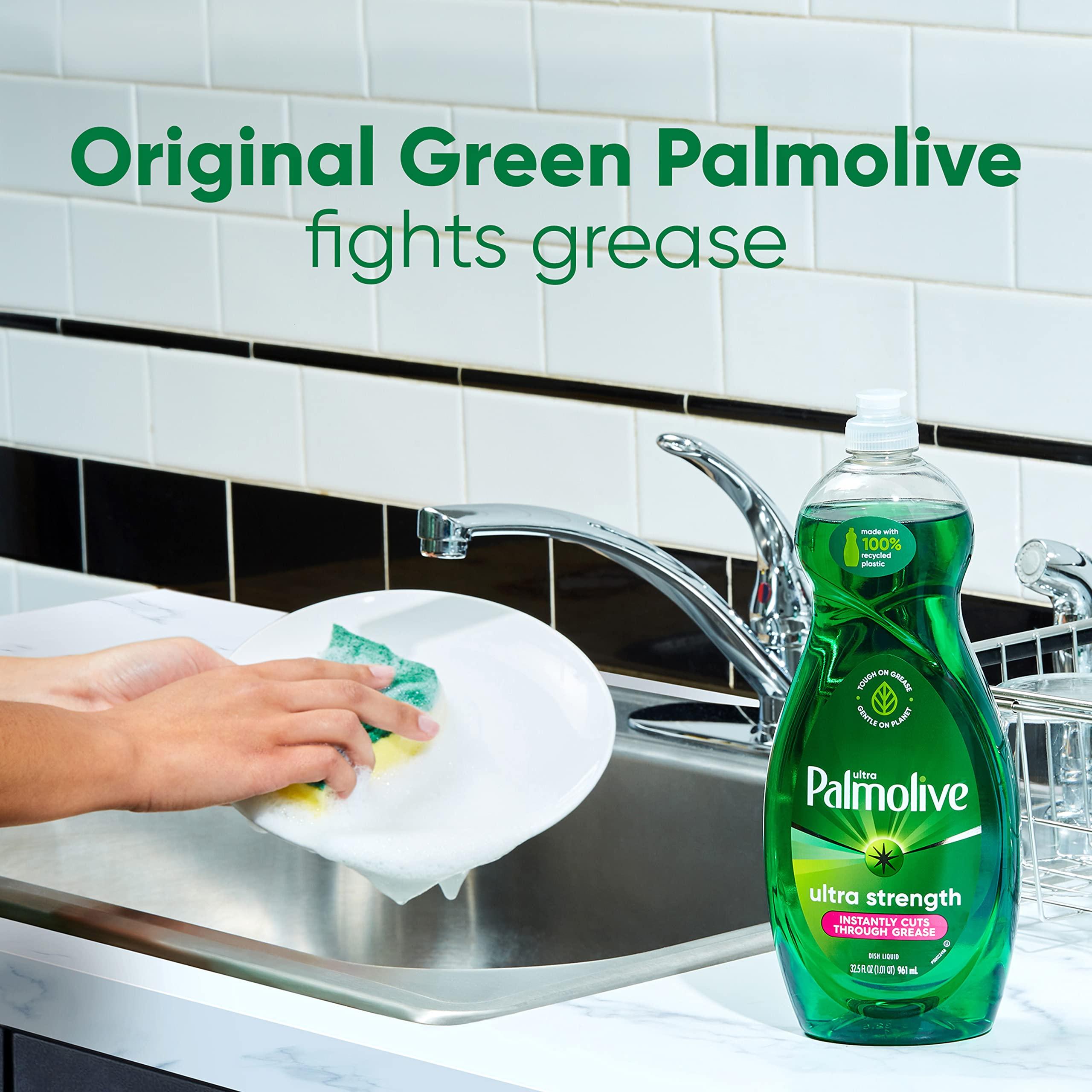Palmolive Palmolive Ultra Strength Liquid Dish Soap, Original Green, 32.5 Fluid Ounce