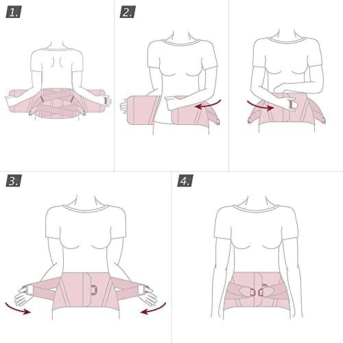 Actimove Actimove Professional Deluxe Lumbar Sacral Support Rigid Panel, For Women, Lavender, X-Large