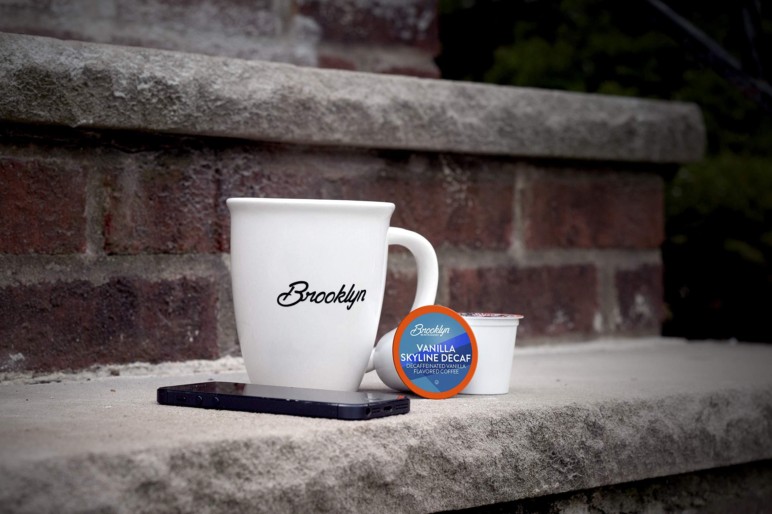 Brooklyn Beans Brooklyn Beans Coffee Pods Compatible with 2.0 K-Cup Brewers, Vanilla Skyline Decaf, 40 Count (BB VSD40)