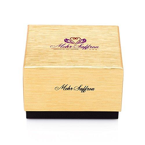 Mehr Saffron Powder Saffron, %100 Organic Premium Powder Saffron, 1/4 Oz (Pack of 2 4-grams)