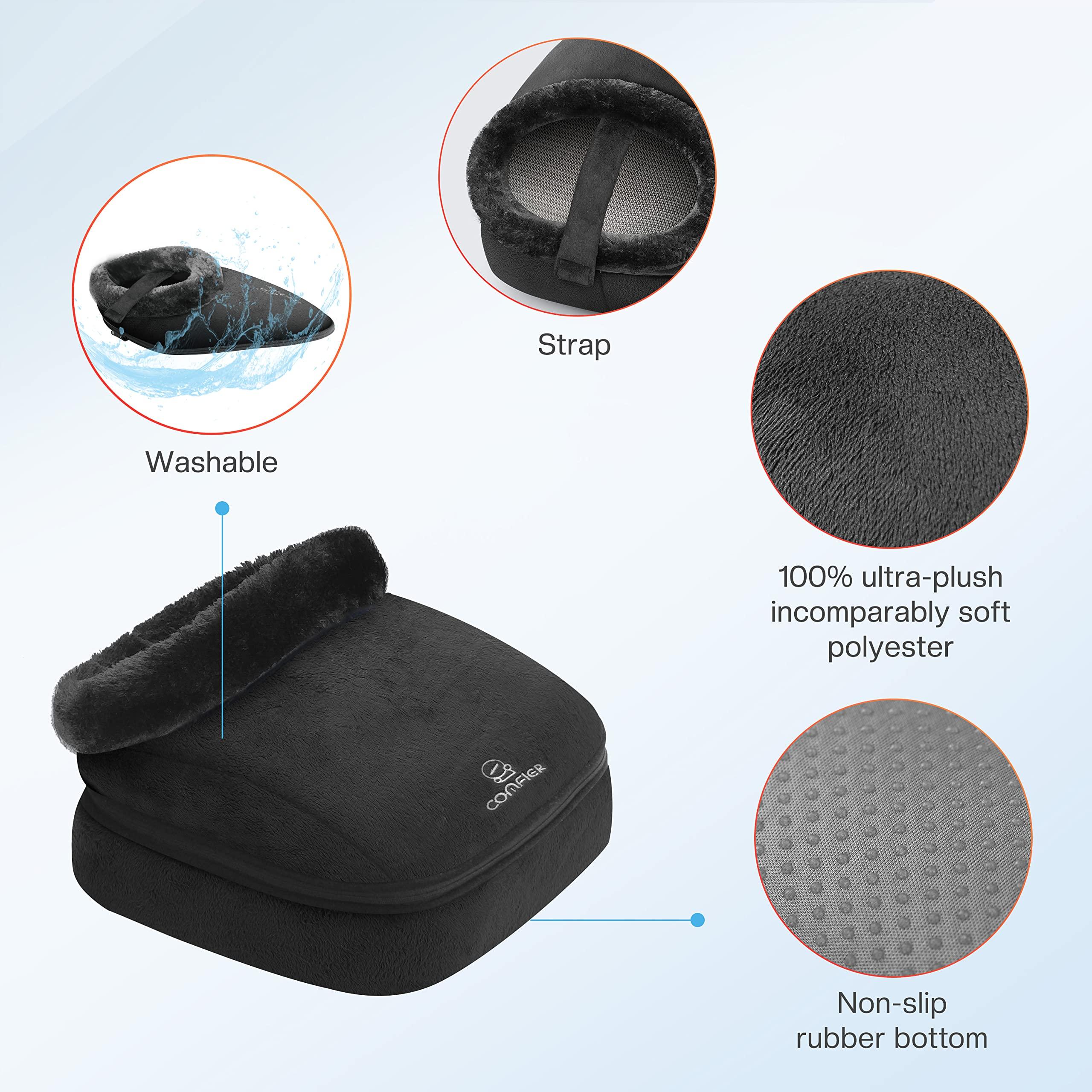 COMFIER COMFIER Foot Massager with Heat, Electric Foot Warmer for Women,Men, Shiatsu Feet Massager Machine for Plantar Fasciitis,Neuropathy, 2-in-1 Foot & Back Massager, Foot Heater,Valentine\'s Day Gift