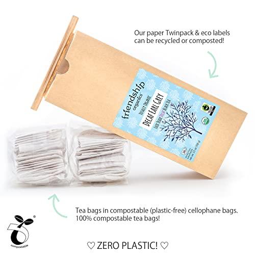 Friendship Organics Friendship Organics Decaf Earl Grey Tea Bags, Organic and Fair Trade 36 Count