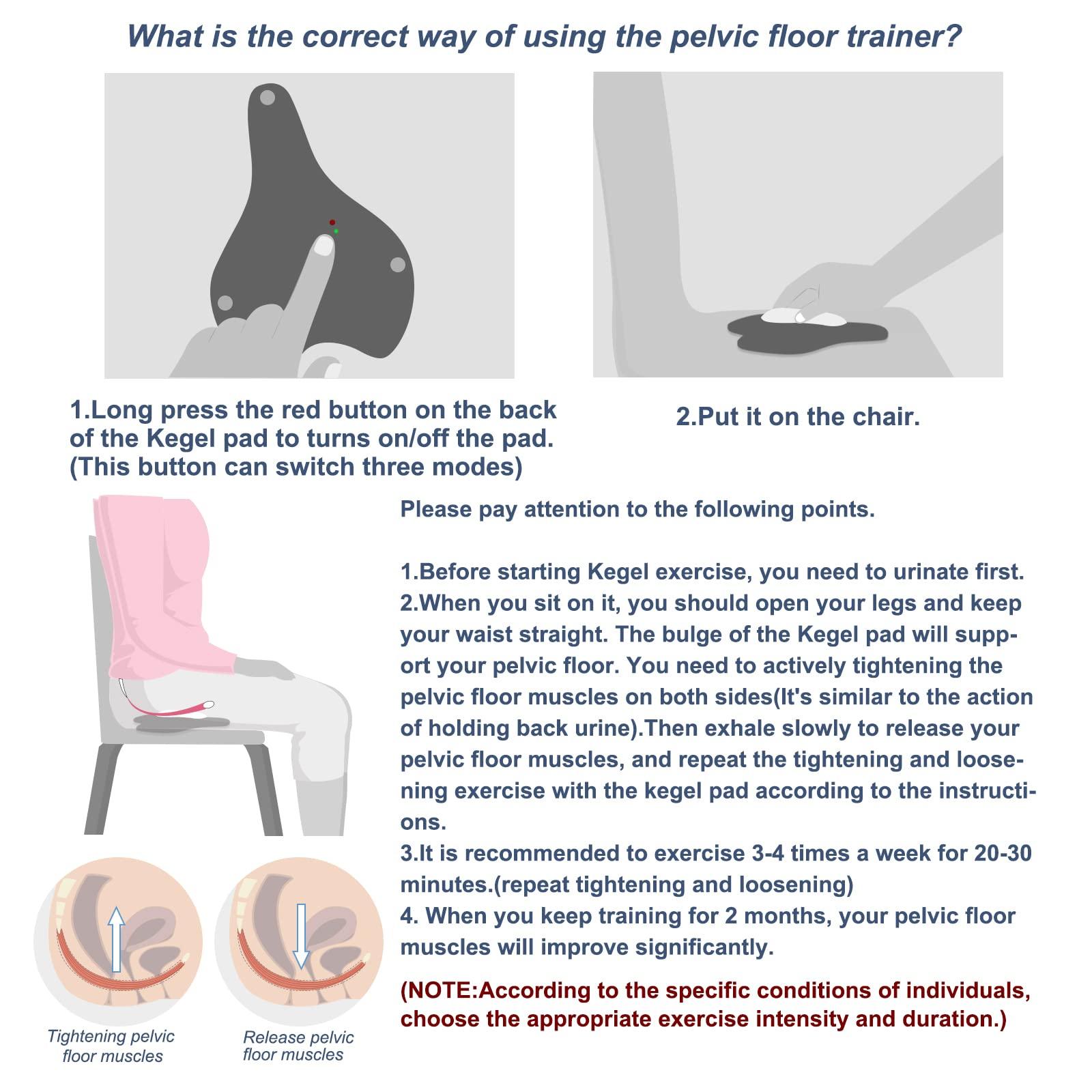 BFSDDM Pelvic Floor Muscle Trainer, Cushion Type Kegel Trainer, for Pelvic Floor Physical Therapy and Kegel Sports Products