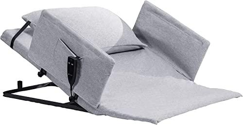 Skuehod Skuehod Electric Power Lifting Adjustable Bed Back Rest for Patient Back Lumbar Support, Assist Elderly to Get Out of Bed Easily, Removeable Bedrails with Pocket, 300lbs Capacity
