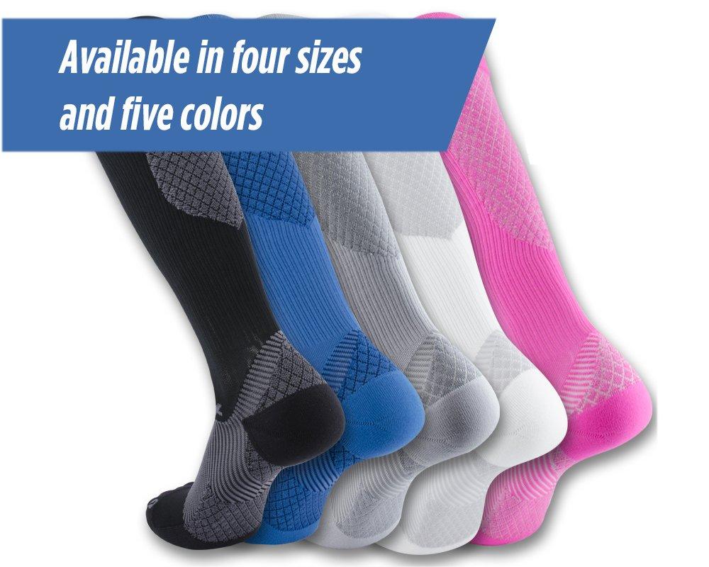 OrthoSleeve OrthoSleeve Compression Socks 20-30mmHg with Plantar Fasciitis Support - X-Large - Blue