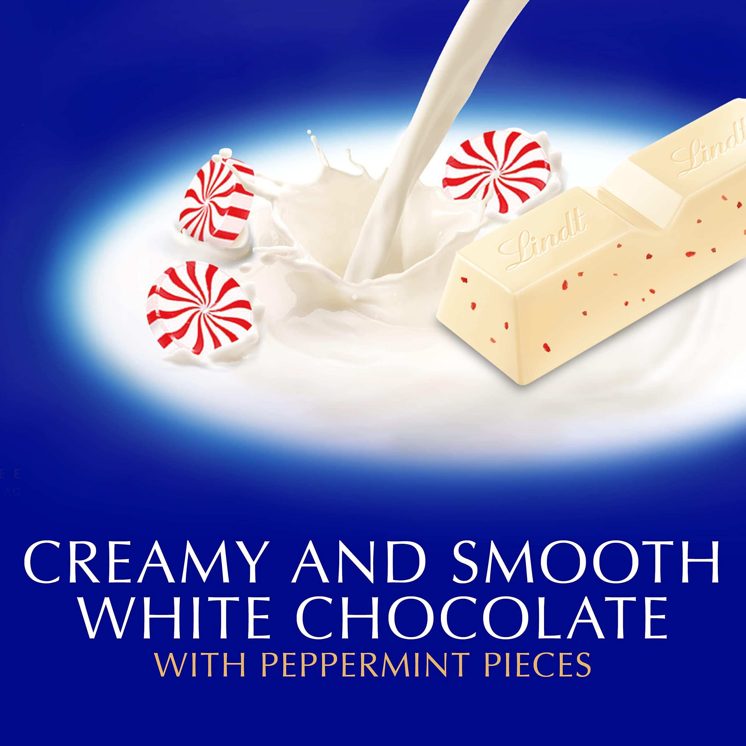 Lindt Lindt CLASSIC RECIPE Holiday White Peppermint Chocolate Candy Stick, 1.2 oz., 24 Pack