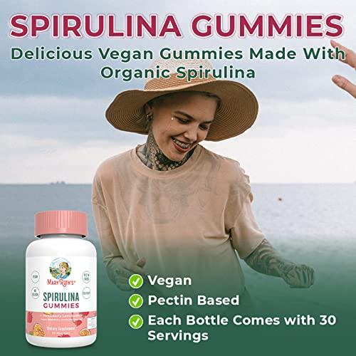 MaryRuth Organics MaryRuth Organics Spirulina Gummies Made with Organic Spirulina | Superfood Gummies for Ages 14+ | Vegan | Non-GMO | 90 Count