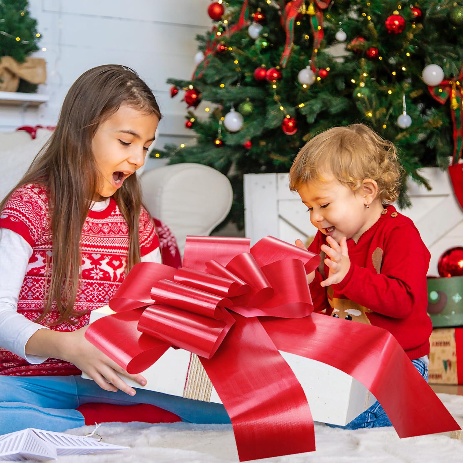 Pinkell Big Car Bow, Big Red Bow, Giant Car Bow, Large Bow, 30 Inch Bow for Large Present Decoration.