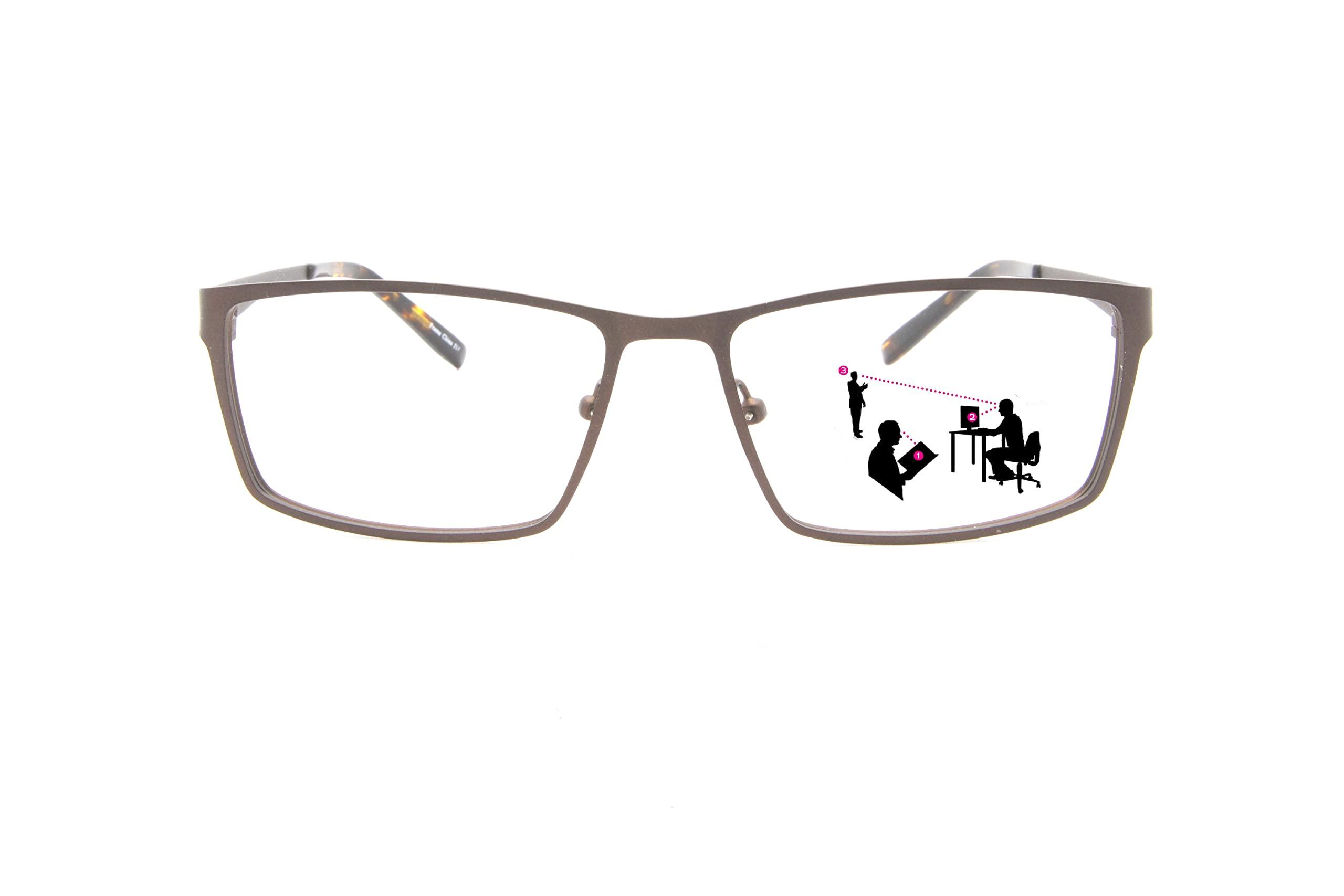 Sightline Sightline Progressive Multifocus Reading Glasses - Premium Quality Handsome Contemporary Fashion