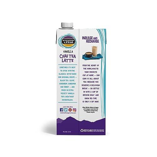 Oregon Chai Oregon Chai Vanilla Chai Concentrate, 32 Ounce (Pack of 6)