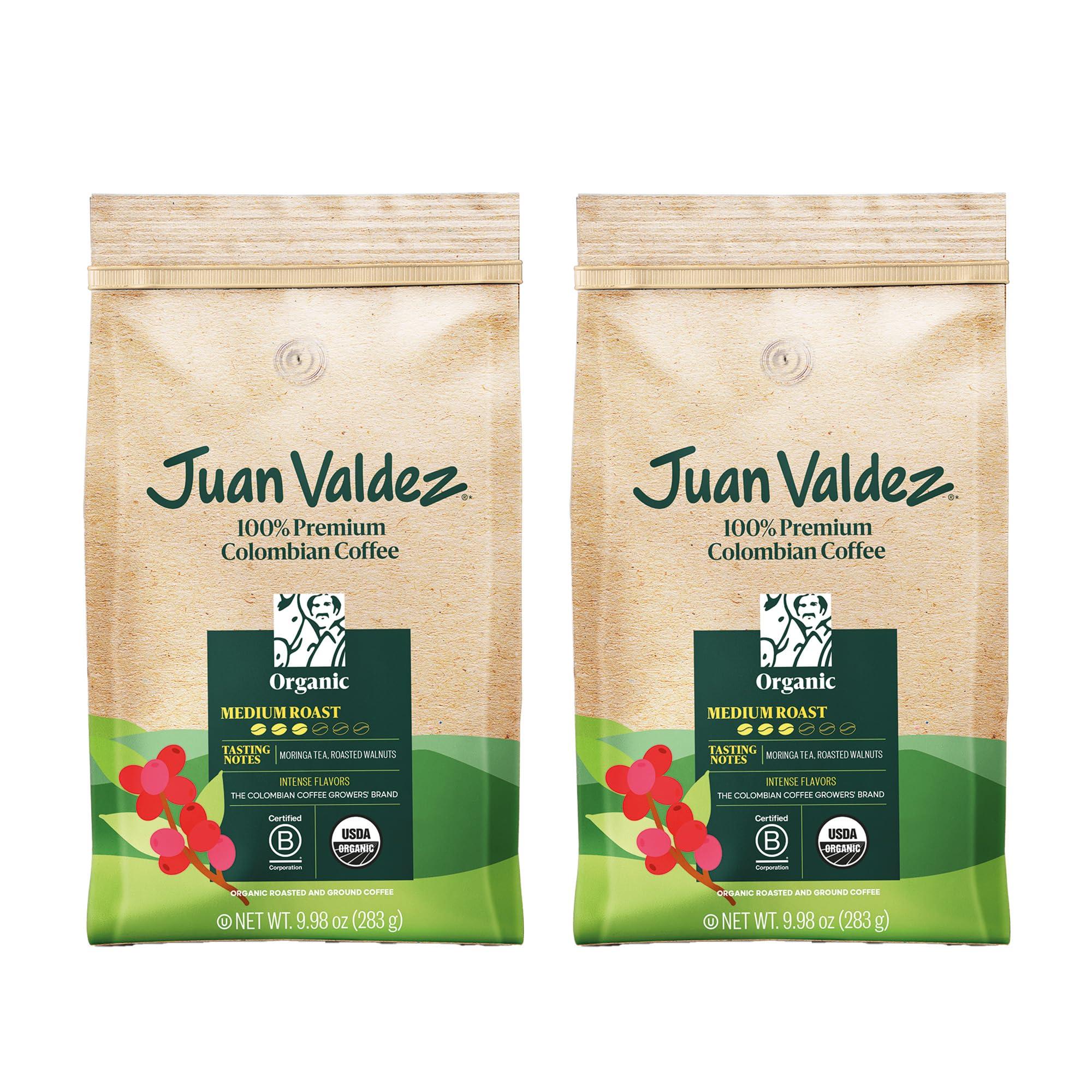 SC Products SC Products Juan Valdez Coffee Organic Cafe, 10 oz, Ground - Colombian Coffee (2 Pack)