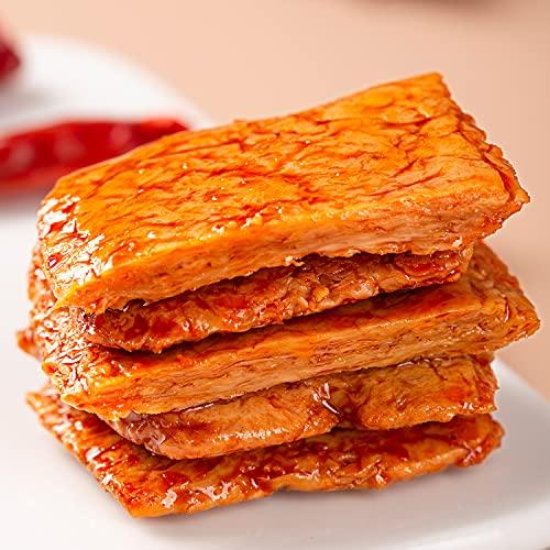 Genji food Genji Food Spicy Snack Barbecue Flavor 3.17 Ounce (Pack of 4) Chinese Snacks, Spicy Strip, Spicy Chili Crisp, Vegetarian Chili, Bean Curd Food And Snacks, Gmo Free, Gluten Free, Vegan, For Bedrooms, O
